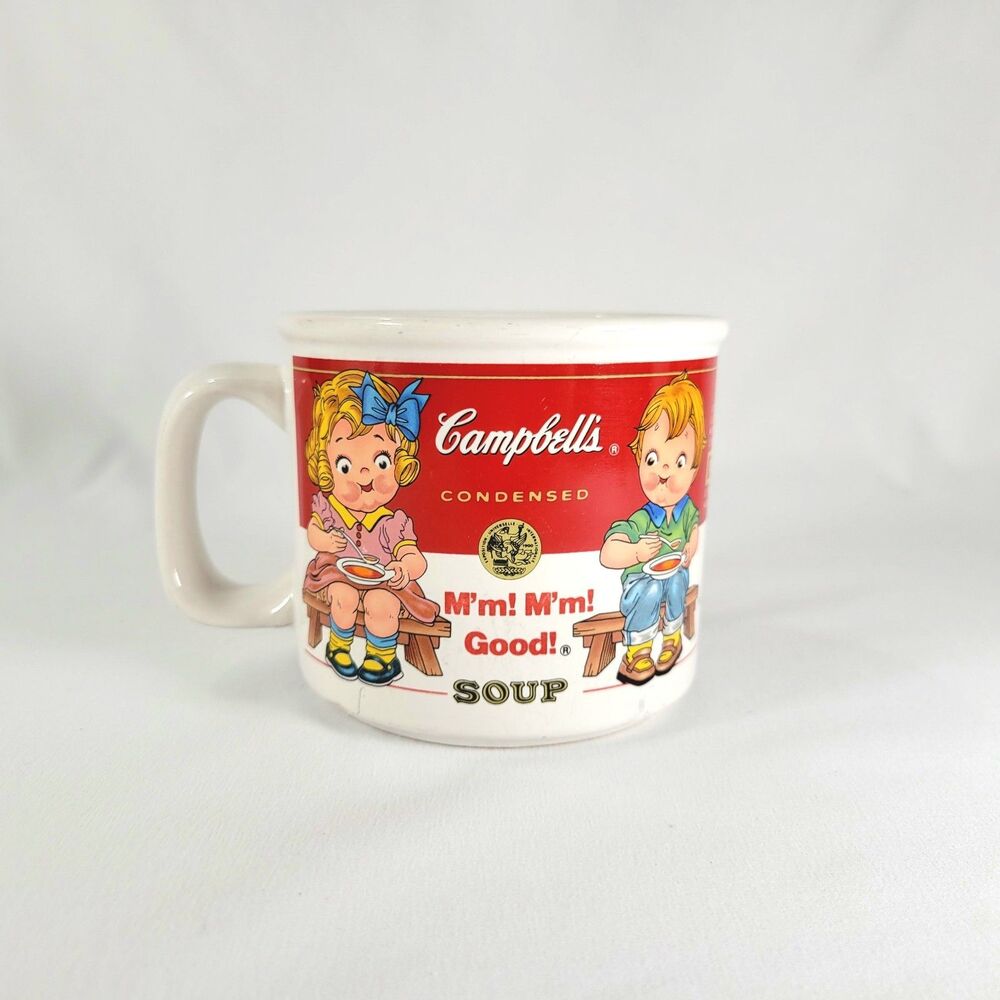 Vintage Campbell's Soup Kids Collectible Mug Cup 1999 Westwood 90s Retro - Read